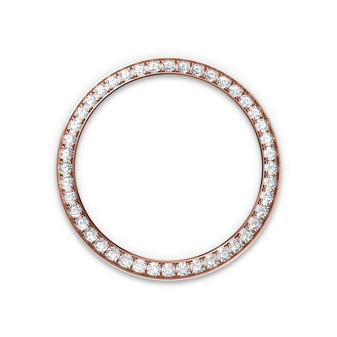 Impression zu Diamantbesetzte Lünette des Rolex-Modells Lady-Datejust