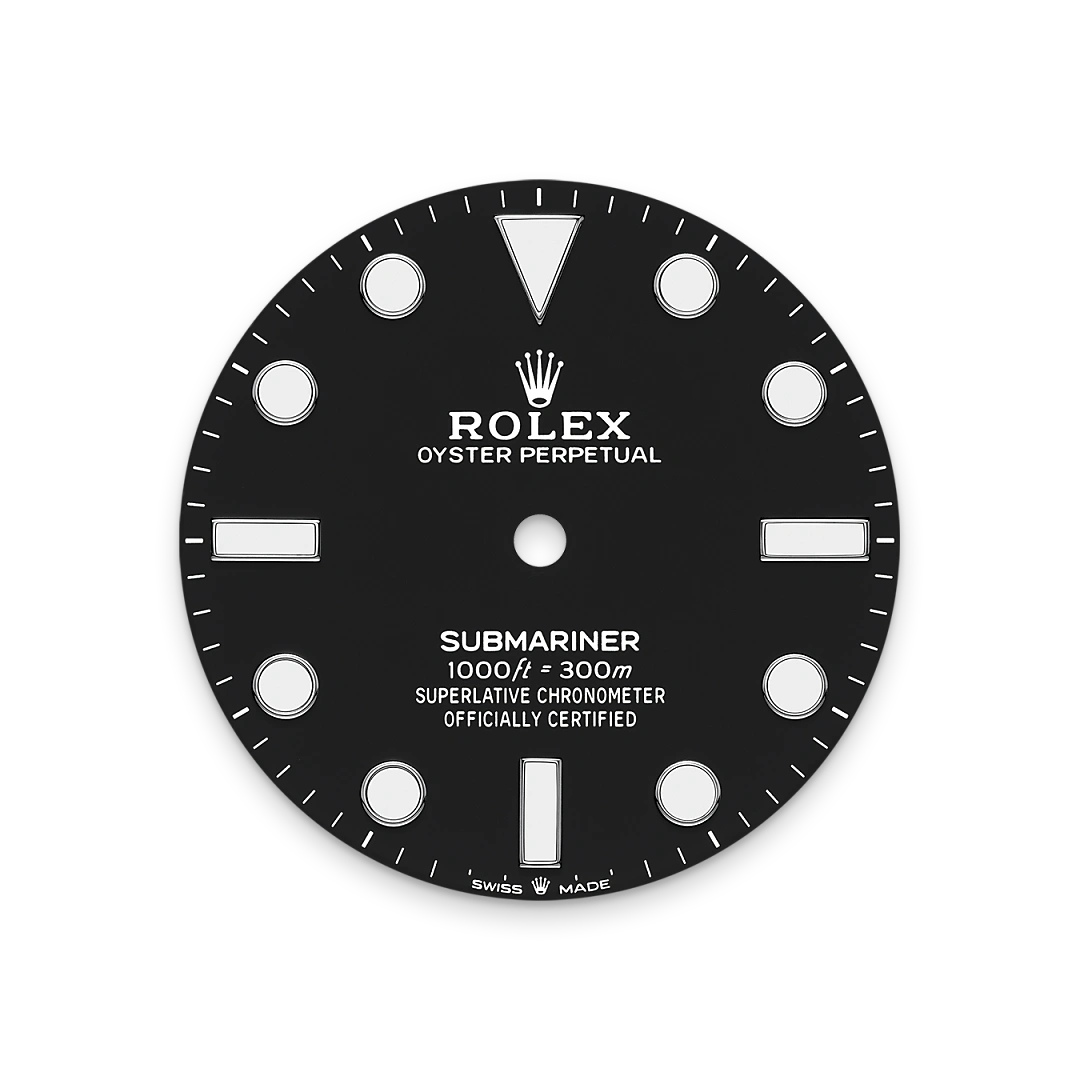 Impression zu Schwarzes Zifferblatt des Rolex-Modells Submariner
