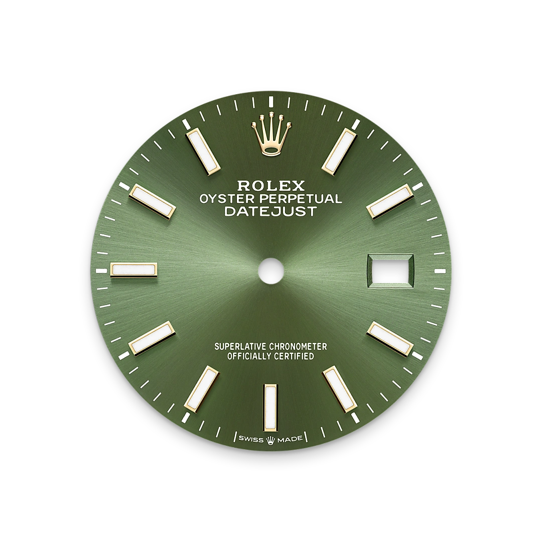 Impression zu Olivgrünes Zifferblatt des Rolex-Modells Datejust 36