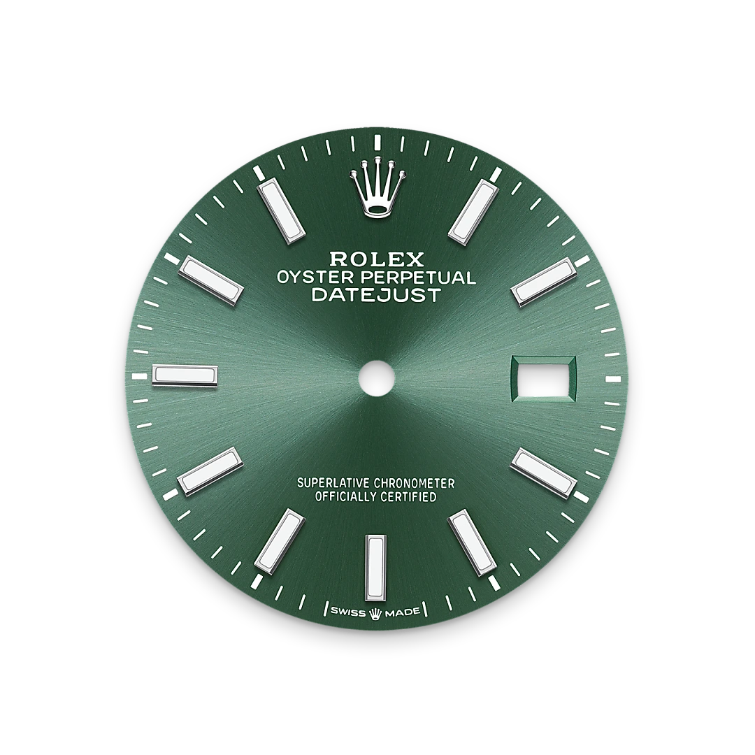 Impression zu Mintgrünes Zifferblatt des Rolex-Modells Datejust 36