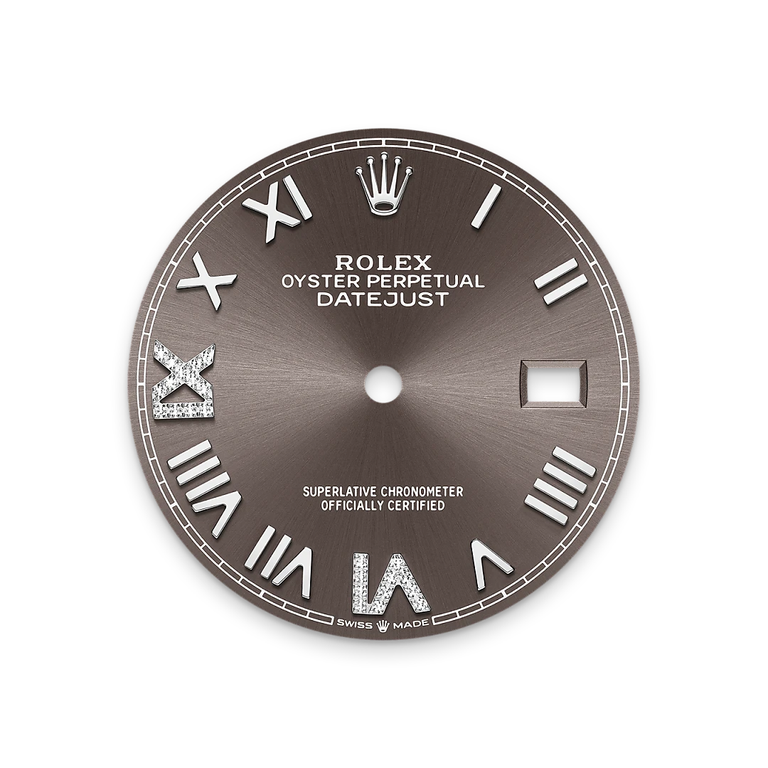 Impression zu Zifferblatt dark grey des Rolex-Modells Datejust 36