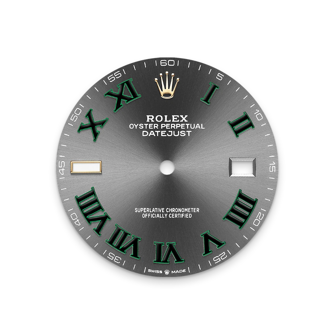Impression zu Schiefergraues Zifferblatt des Rolex-Modells Datejust 41