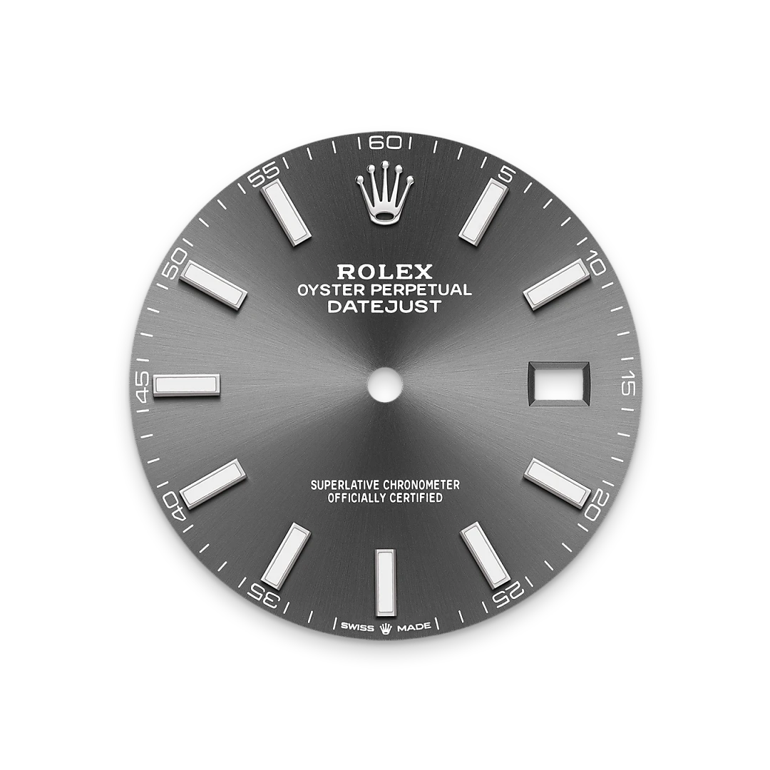 Impression zu Schiefergraues Zifferblatt des Rolex-Modells Datejust 41