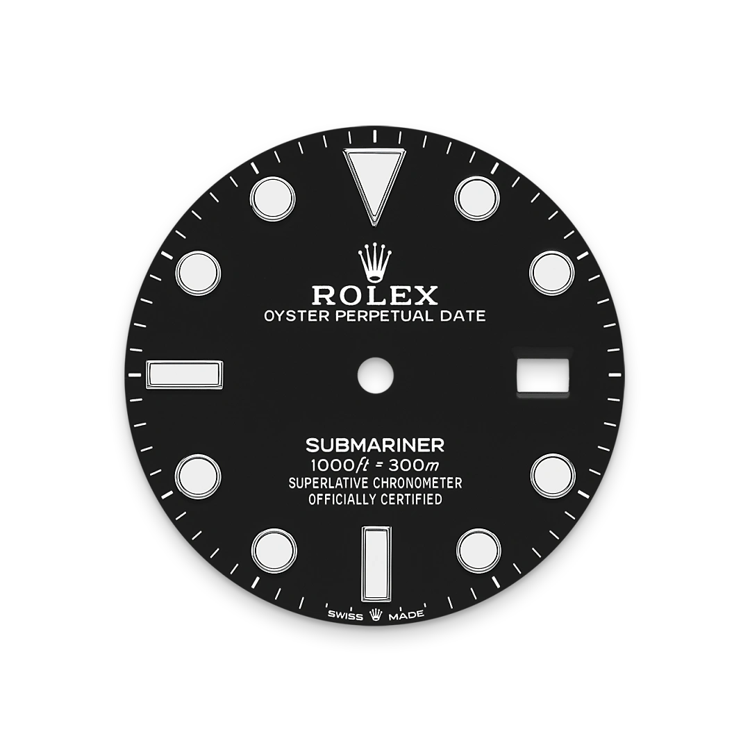 Impression zu Schwarzes Zifferblatt des Rolex-Modells Submariner Date
