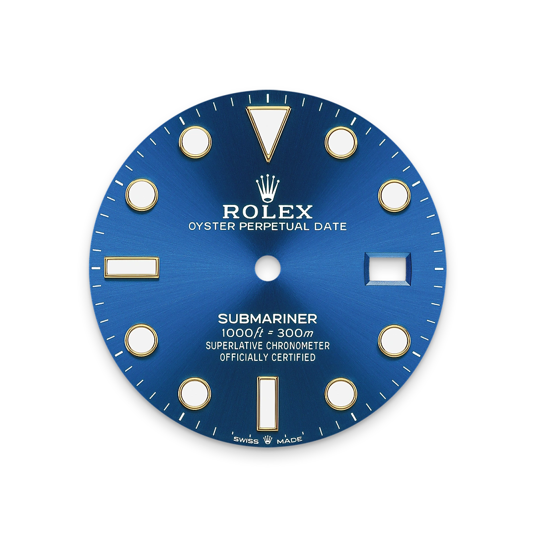 Impression zu Königsblaues Zifferblatt des Rolex-Modells Submariner Date