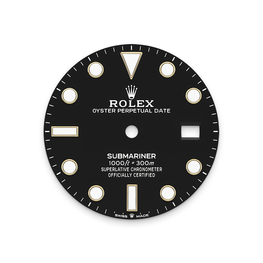 Impression zu Schwarzes Zifferblatt des Rolex-Modells Submariner Date