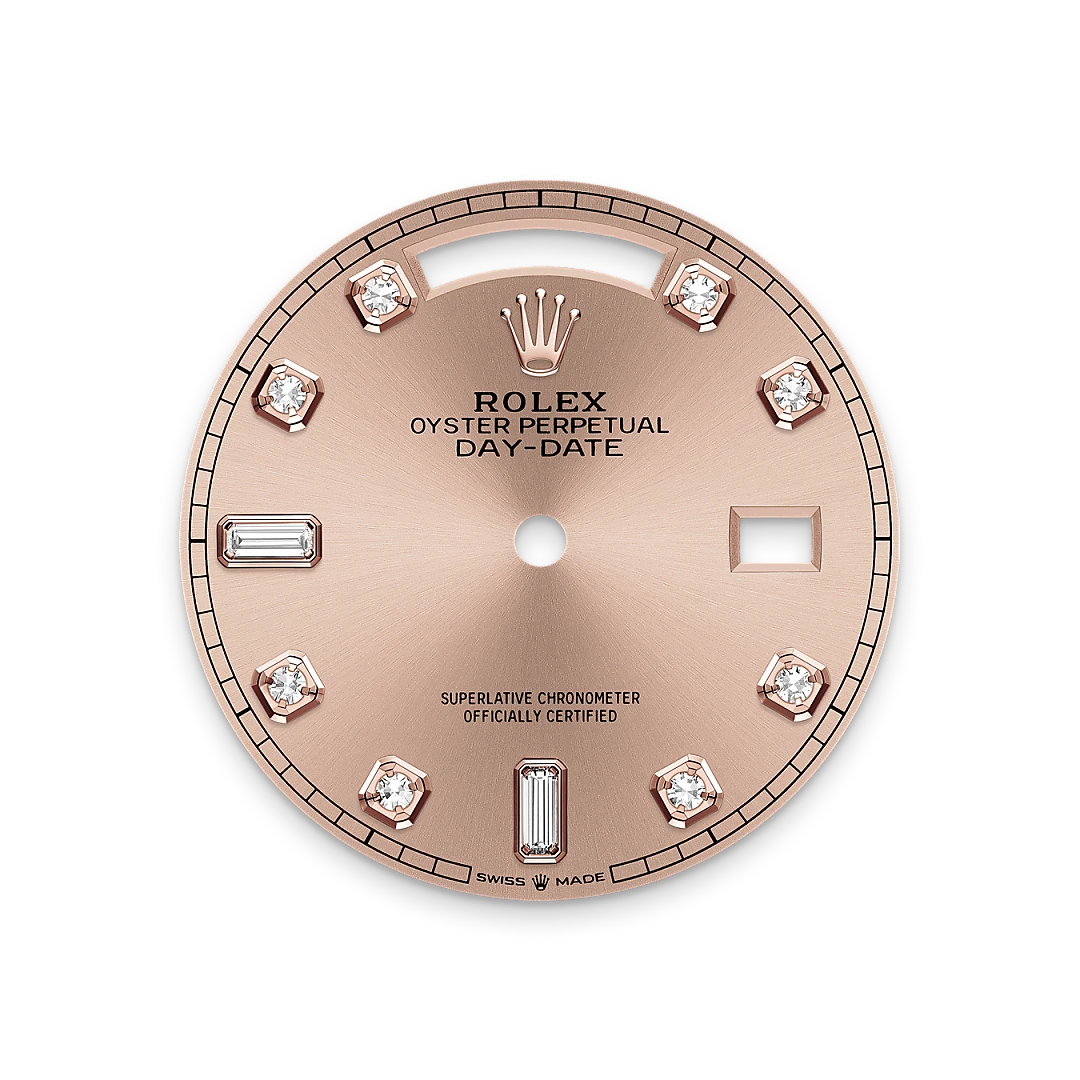 Impression zu Zifferblatt Farbe Rosé des Rolex-Modells Day-Date 36