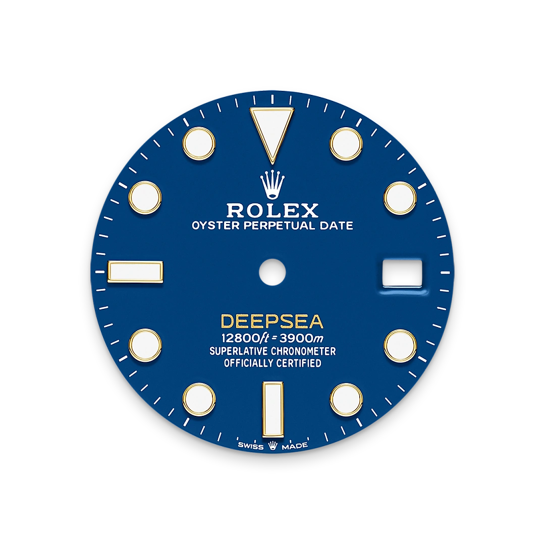 Impression zu Blaues Zifferblatt des Rolex-Modells Rolex Deepsea