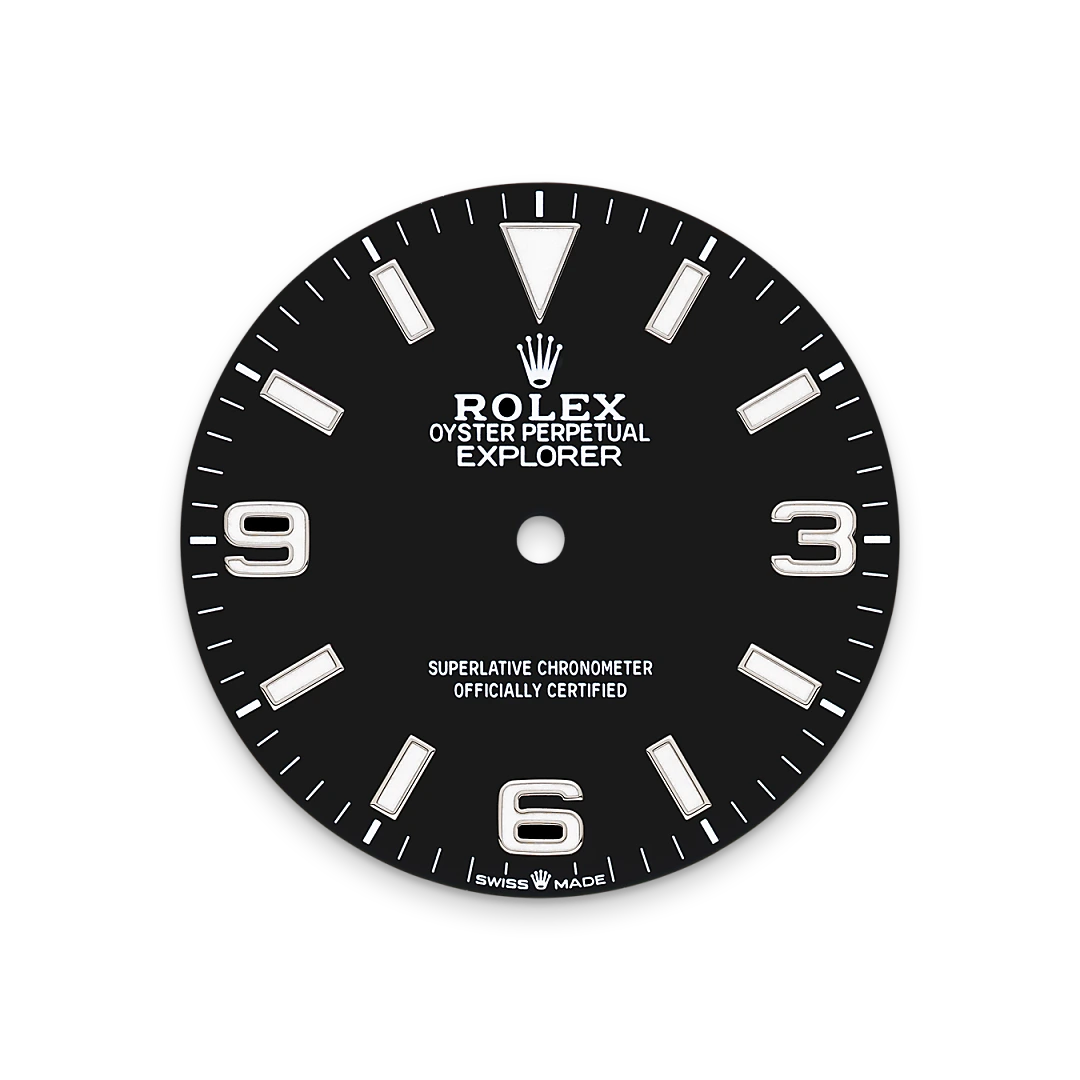 Impression zu Schwarzes Zifferblatt des Rolex-Modells Explorer 40
