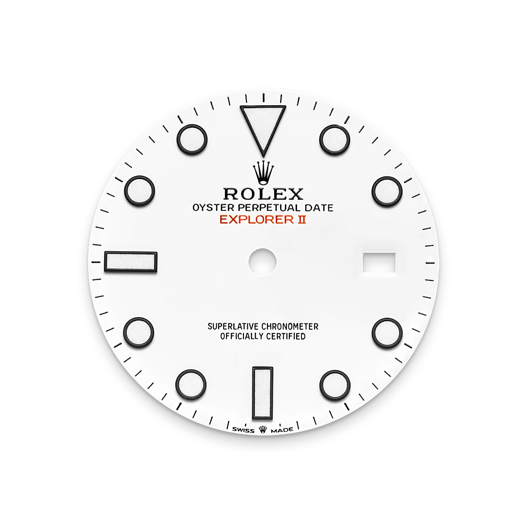 Impression zu Weißes Zifferblatt des Rolex-Modells Explorer II
