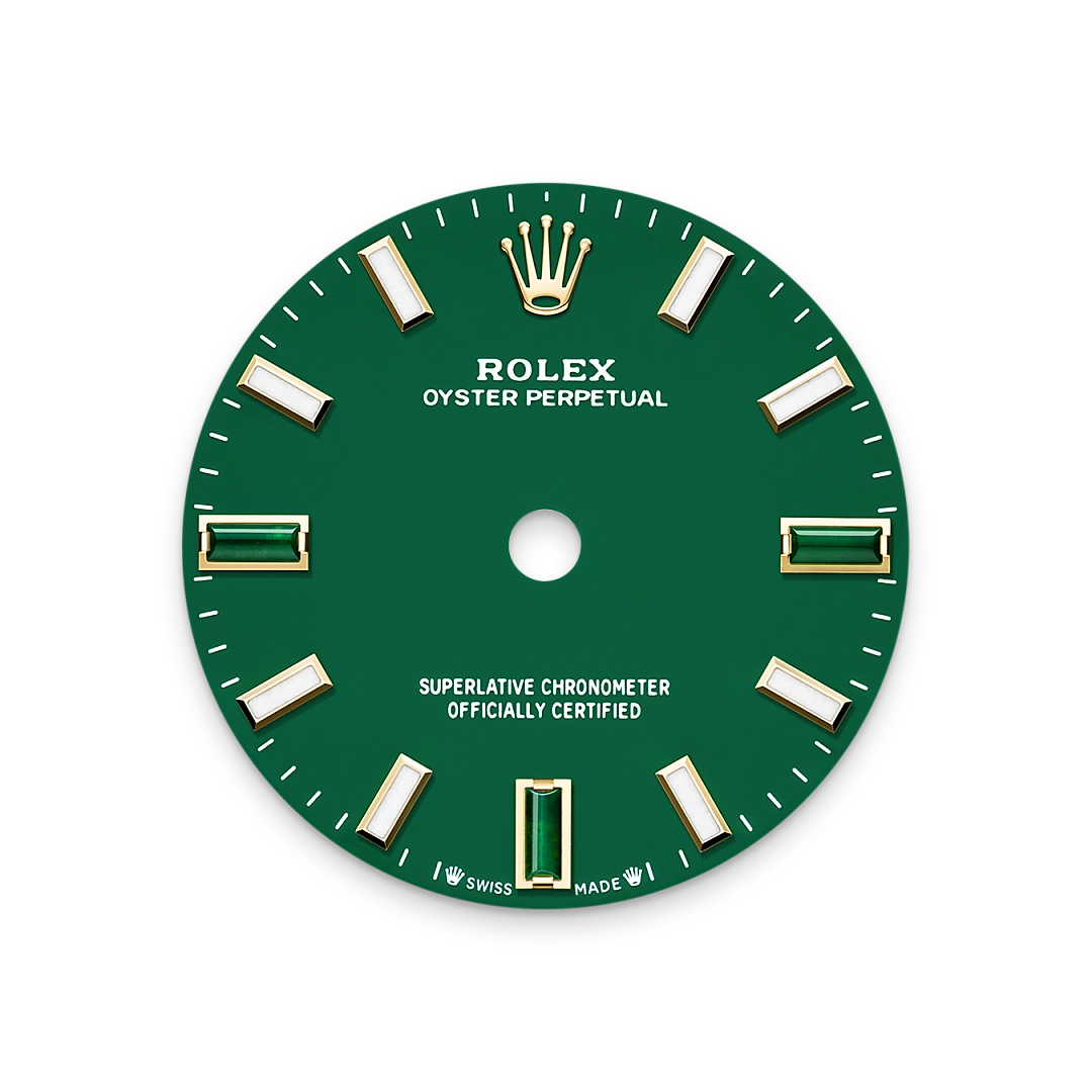 Impression zu Zifferblatt in Green stone des Rolex-Modells Oyster Perpetual 28