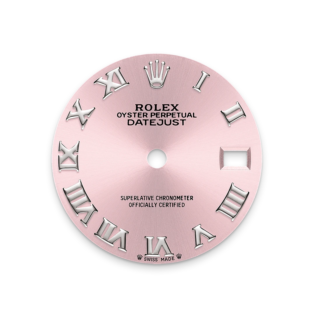 Impression zu Roséfarbenes Zifferblatt des Rolex-Modells Lady-Datejust