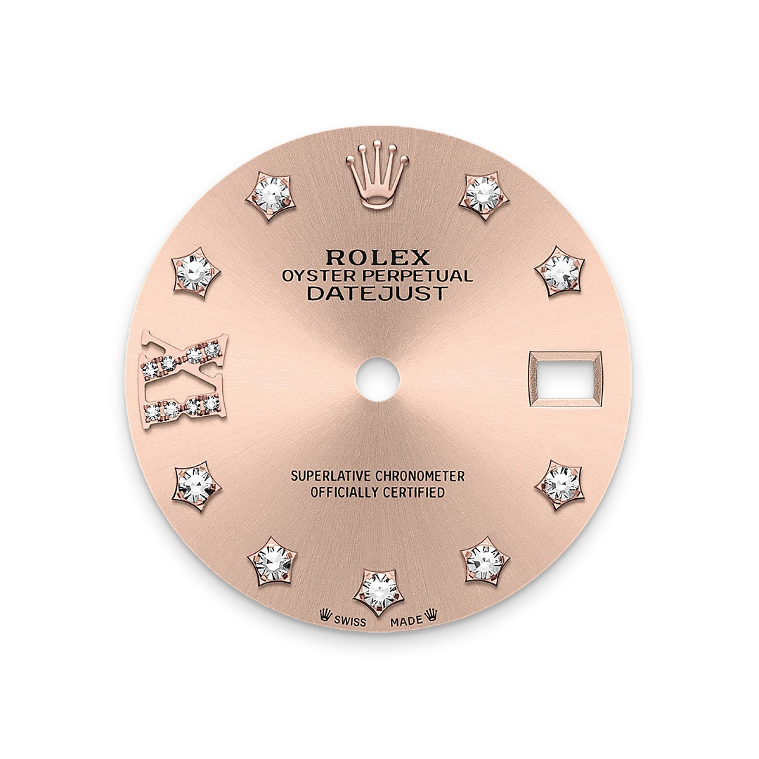 Impression zu Zifferblatt Farbe Rosé des Rolex-Modells Lady-Datejust