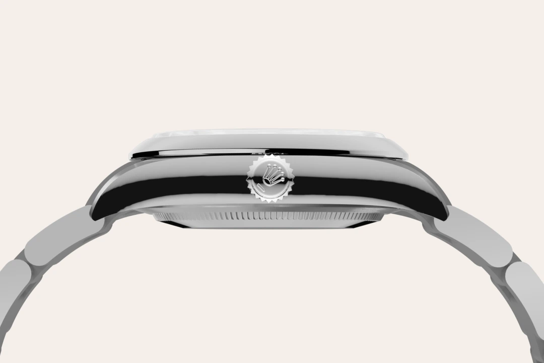 Impression zu Edelstahl Oystersteel des Rolex-Modells Oyster Perpetual 34