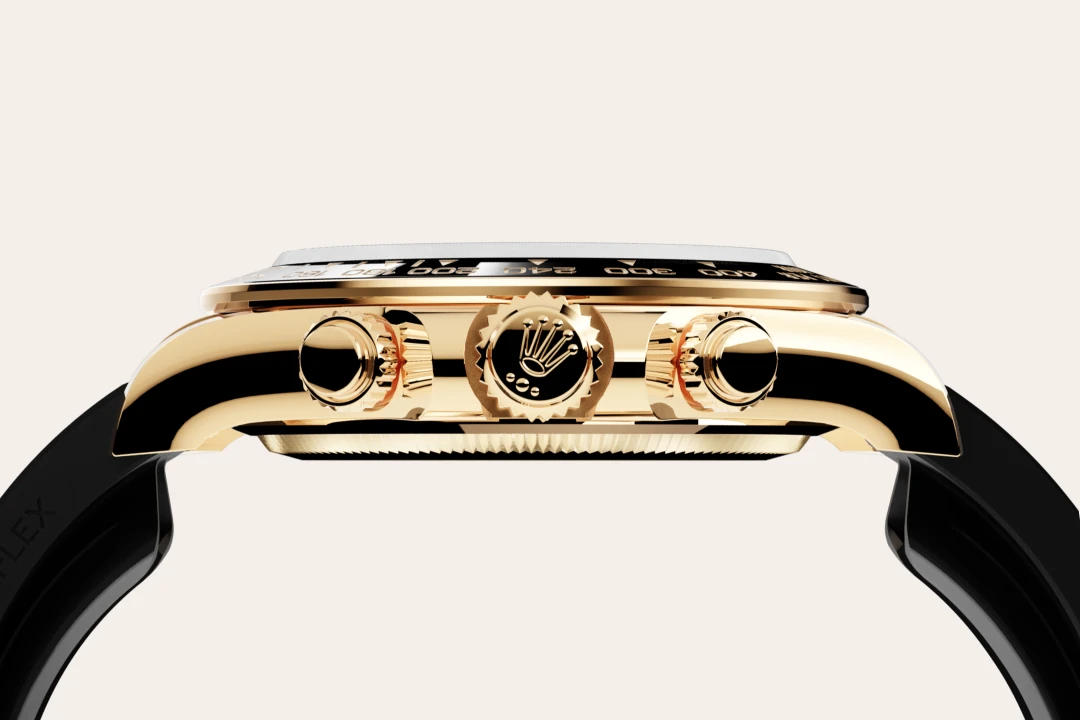 Impression zu 18 Karat Gelbgold des Rolex-Modells Cosmograph Daytona