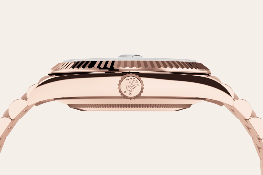 Impression zu 18 Karat Everose-Gold des Rolex-Modells Day-Date 40