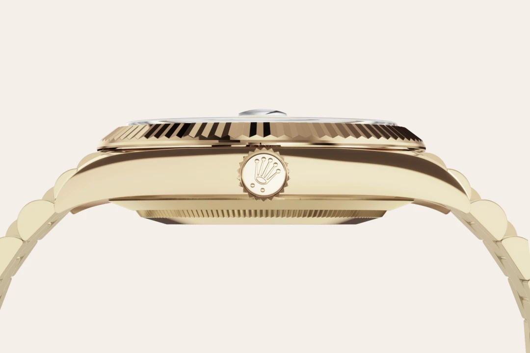 Impression zu 18 Karat Gelbgold des Rolex-Modells Day-Date 40