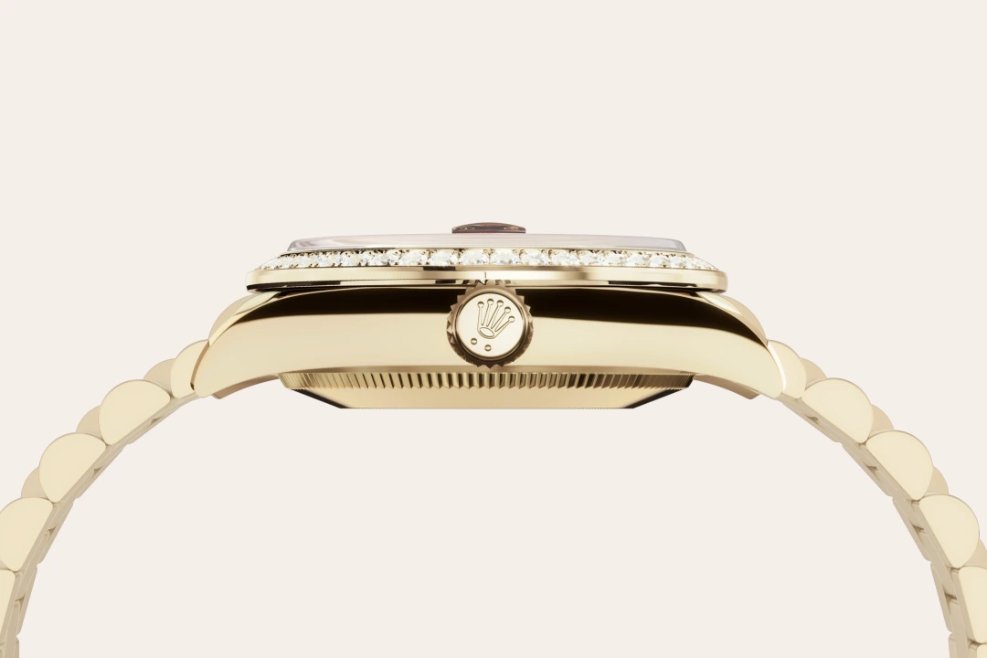 Impression zu 18 Karat Gelbgold des Rolex-Modells Datejust 31