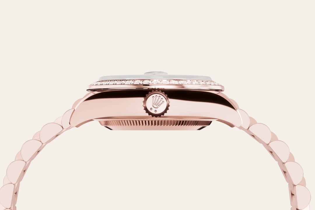 Impression zu 18 Karat Everose-Gold des Rolex-Modells Lady-Datejust