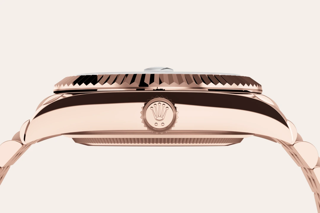 Impression zu 18 Karat Everose-Gold des Rolex-Modells Sky-Dweller