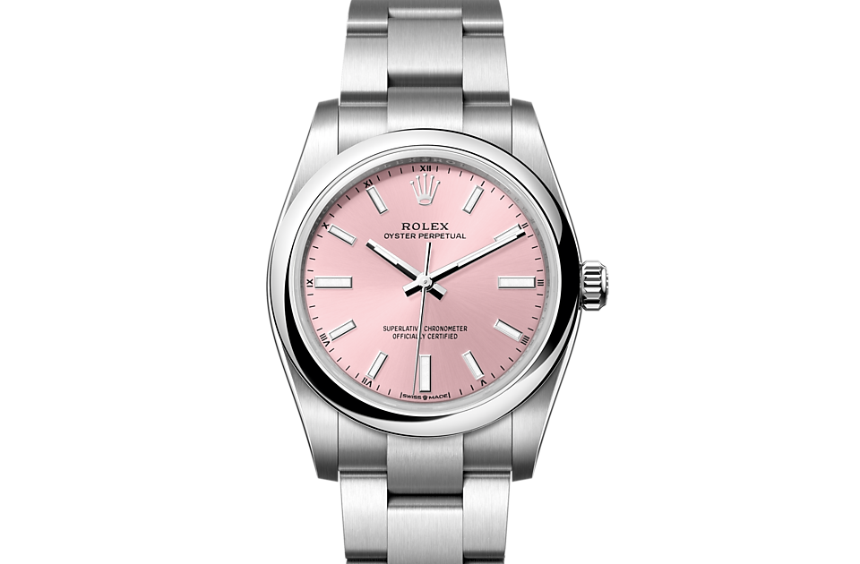 Rolex Oyster Perpetual 34 Front Facing
